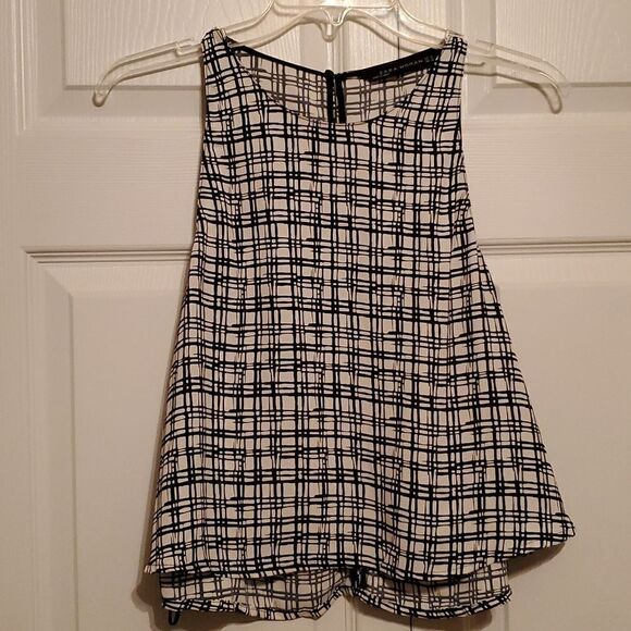Zara Woman Sleeveless Crop Top Size Medium - Picture 3 of 8